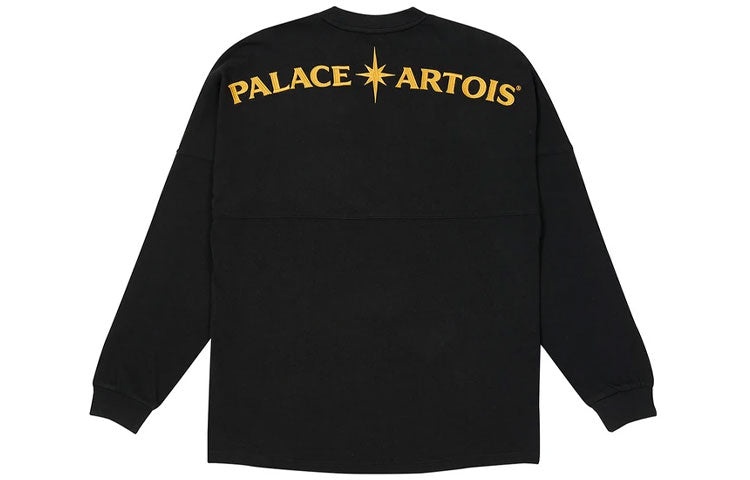 PALACE x Stella Artois Crossover Casual Alphabet Long Sleeves Unisex Black PAL-SS21-3 - 2