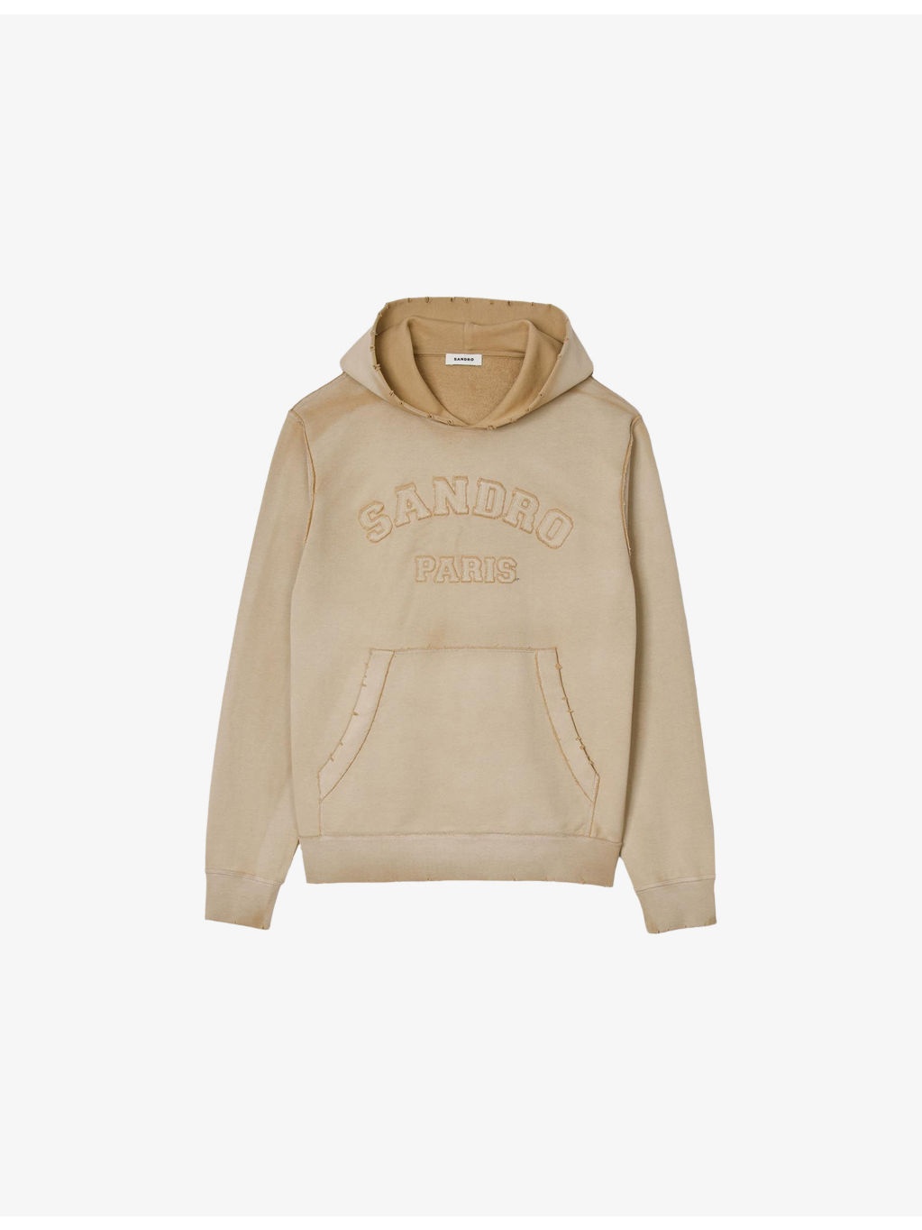 Logo-Patch Regular-Fit Cotton Hoody - 1