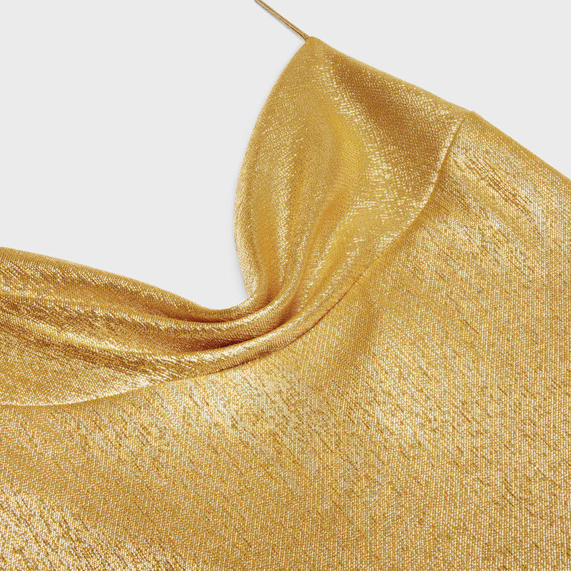 lingerie dress in crepe lamé 3