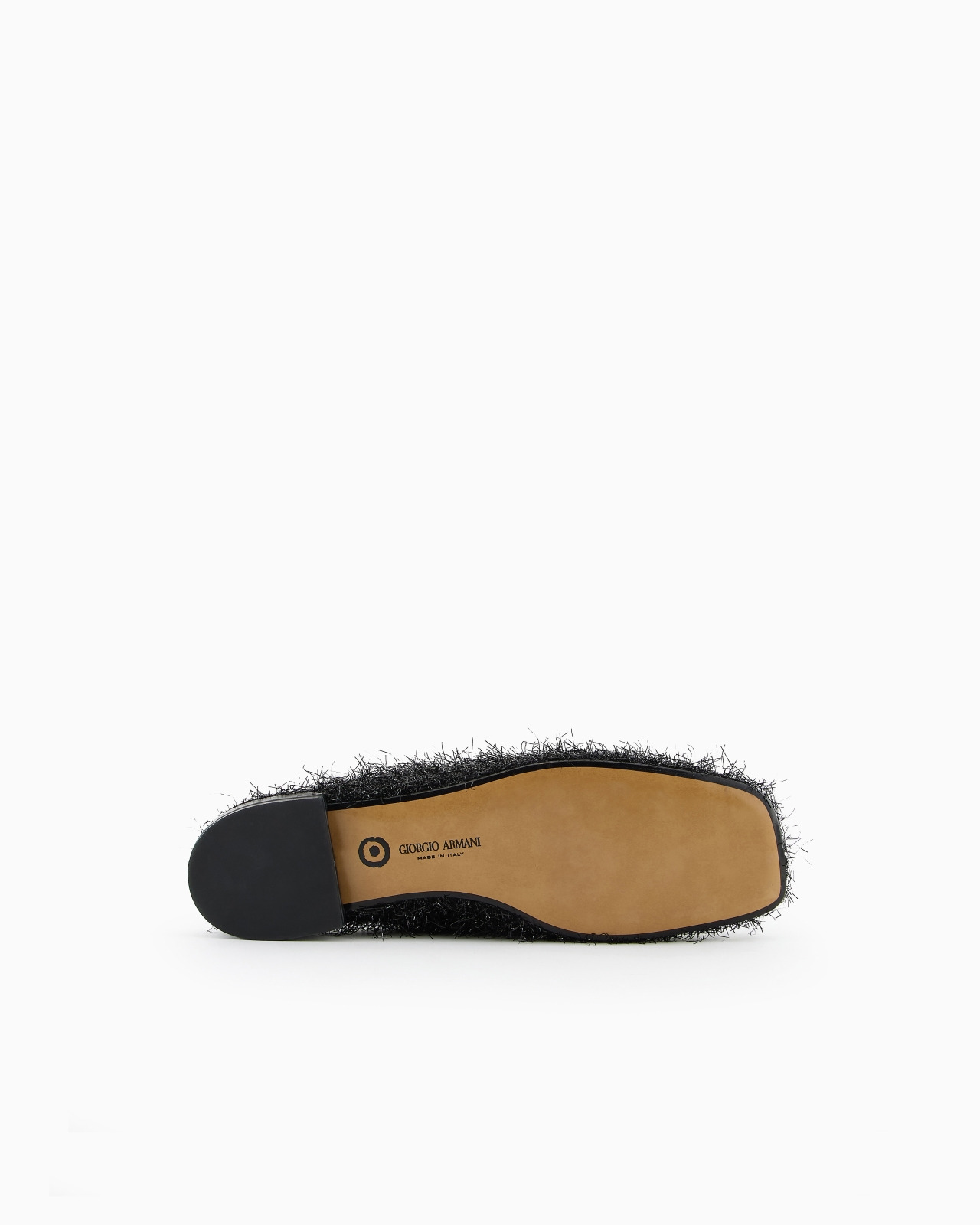 GIORGIO ARMANI X 10 CORSO COMO MULES IN FUR-EFFECT FABRIC - 6