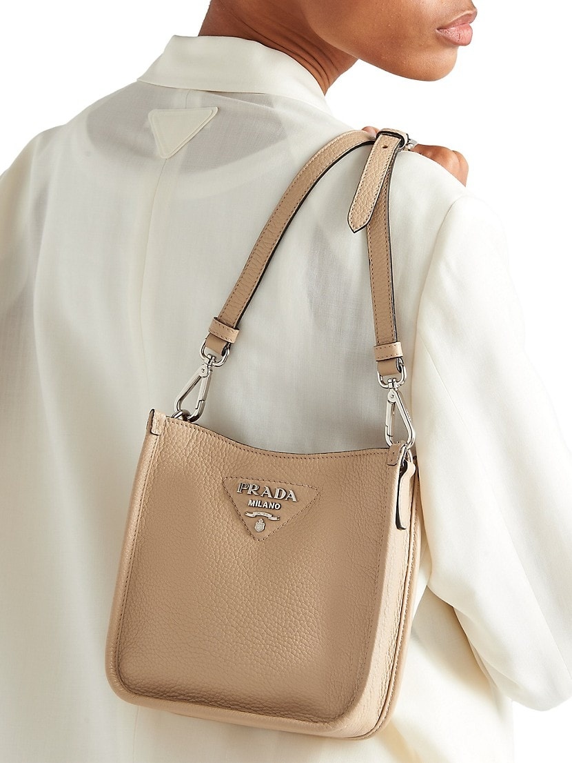 Prada Leather Mini Shoulder Bag | saksfifthavenue | REVERSIBLE