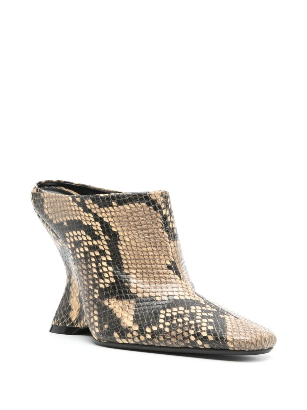 Leather asymmetric boots - 4