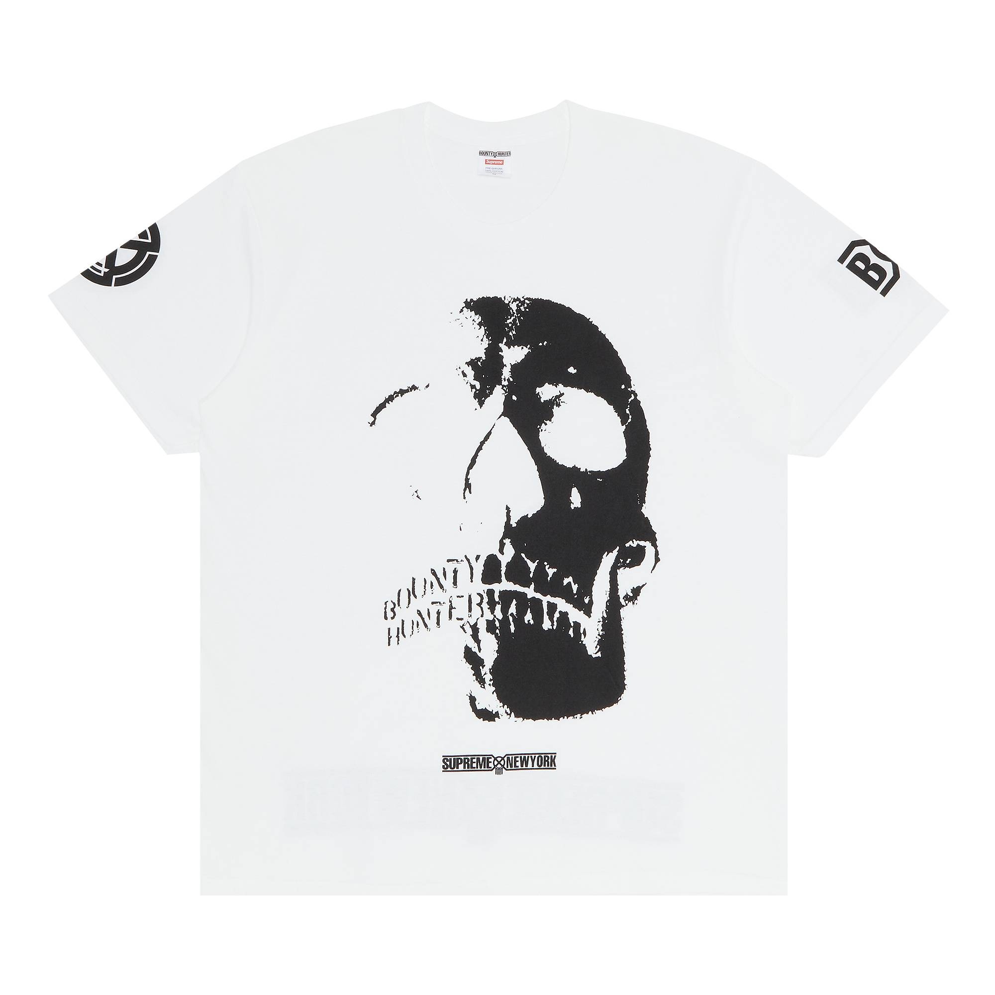 Supreme x Bounty Hunter Skulls Tee 'White' - 1