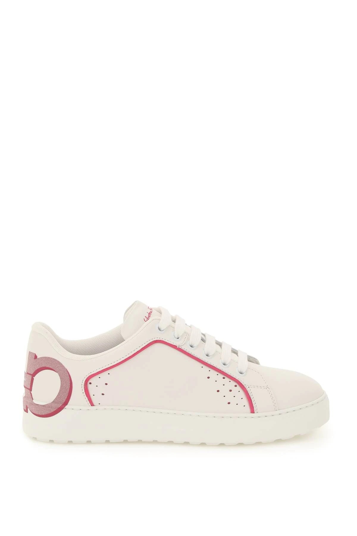 LEATHER GANCINI SNEAKERS - 1