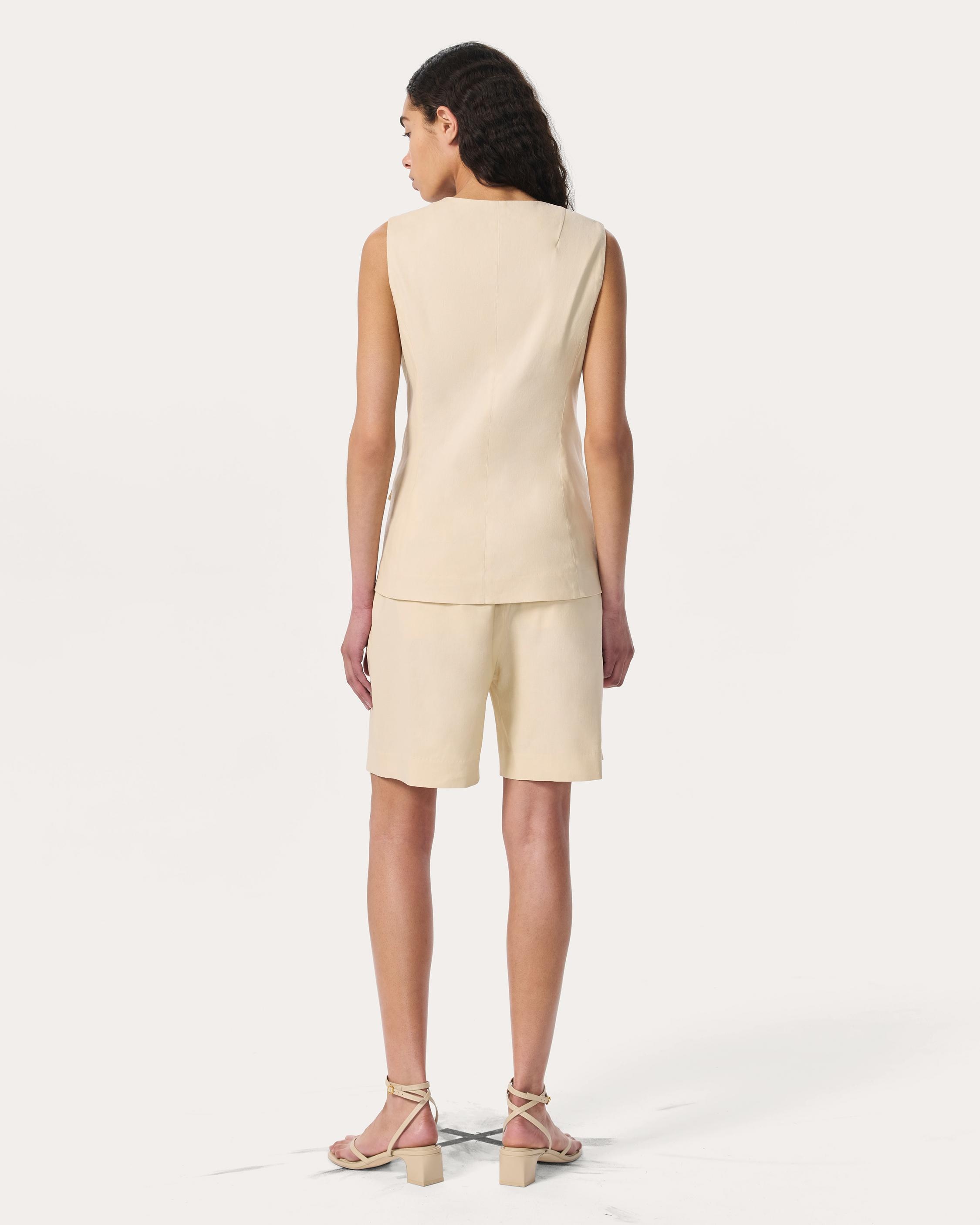 Slade Linen-Blend Vest - 6