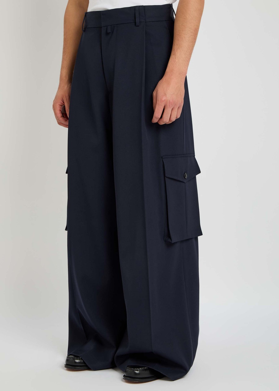 Dries Van Noten Piers Wide-leg Wool Trousers - 2