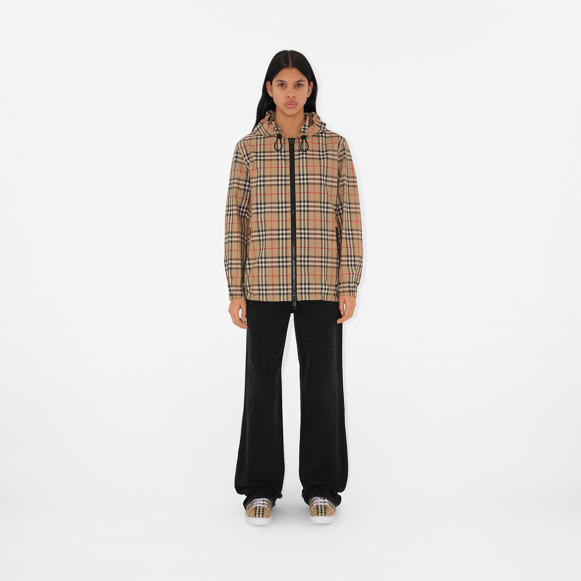 Vintage Check Hooded Jacket - 2