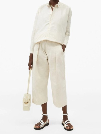 Toogood The Tinker cropped cotton trousers outlook