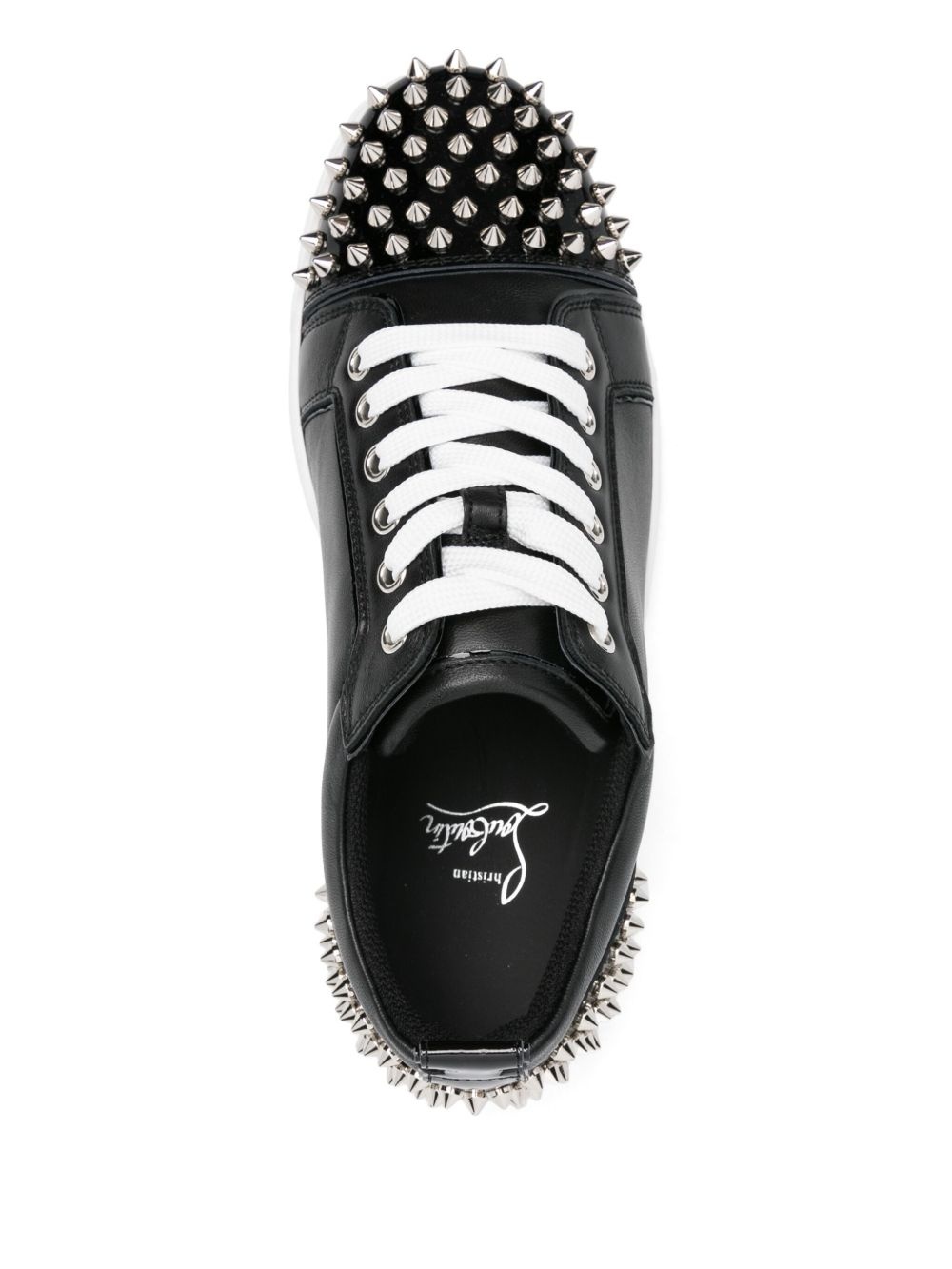 leather sneakers - 4