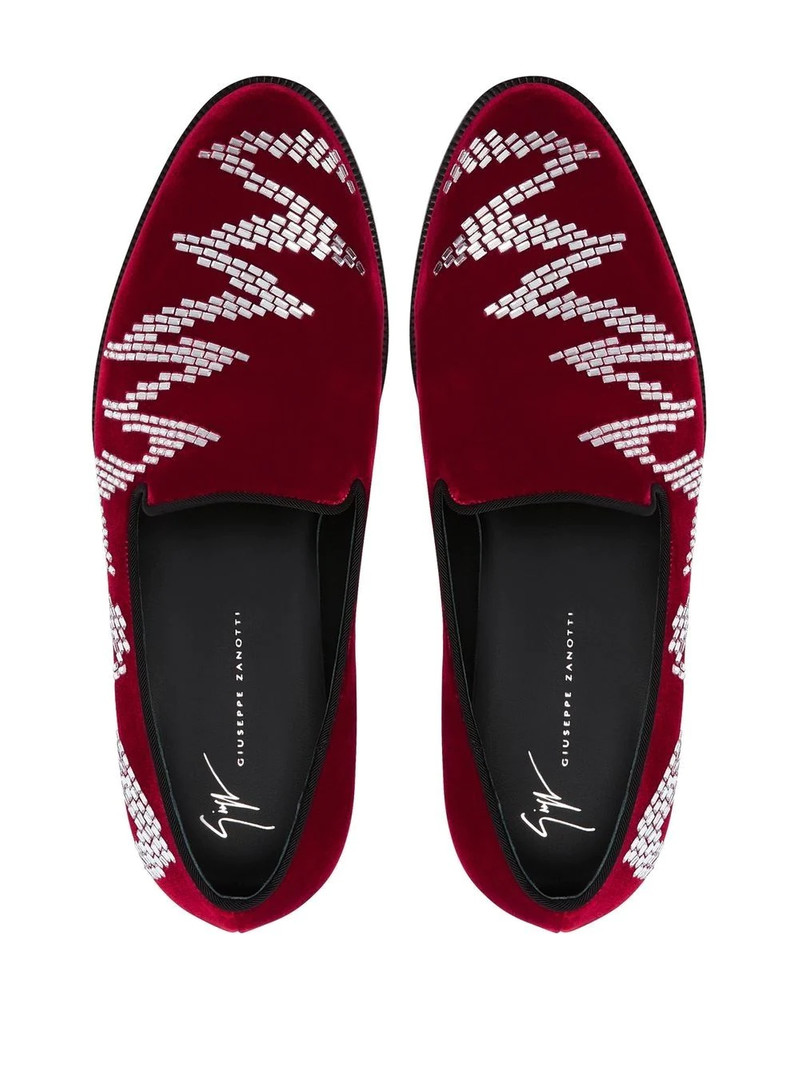 Jareth Shake embellished loafers 4