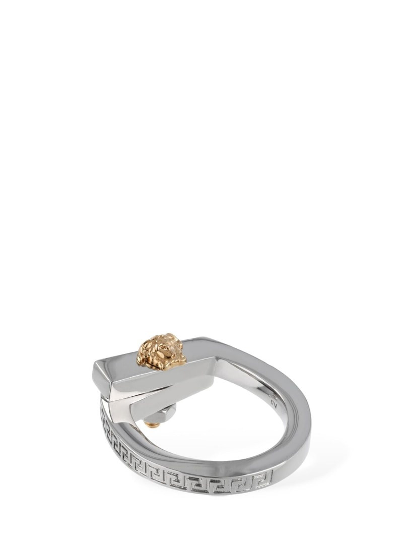 Medusa & Greek motif ring 4