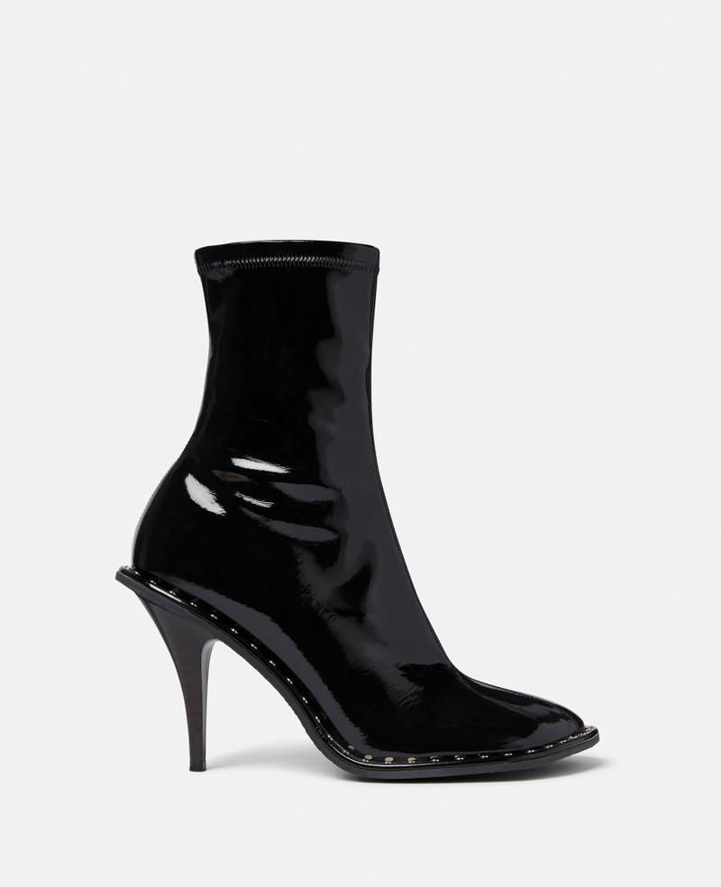 Ryder Lacquered Stiletto Ankle Boots 1