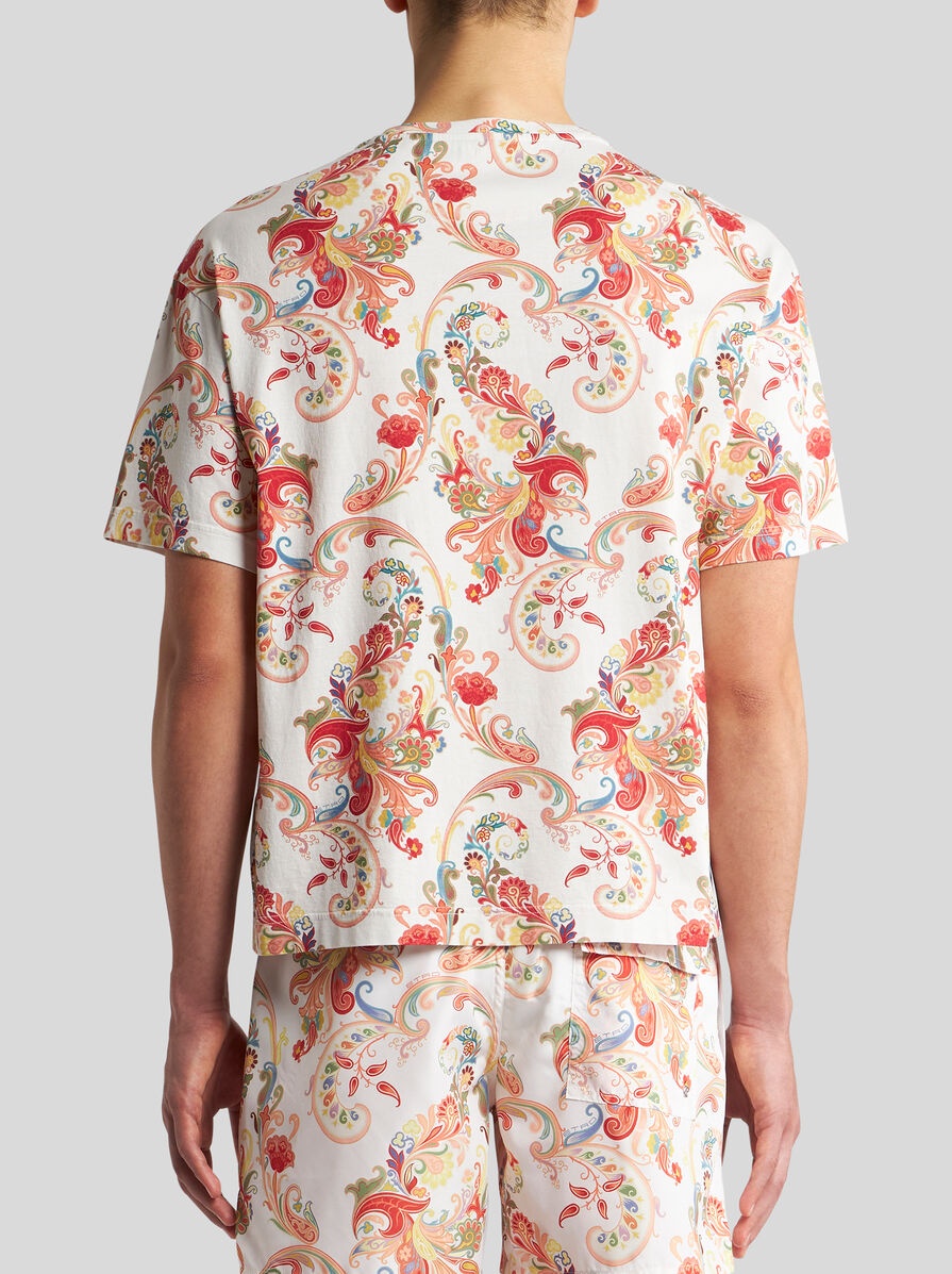 FLORAL PAISLEY T-SHIRT - 5