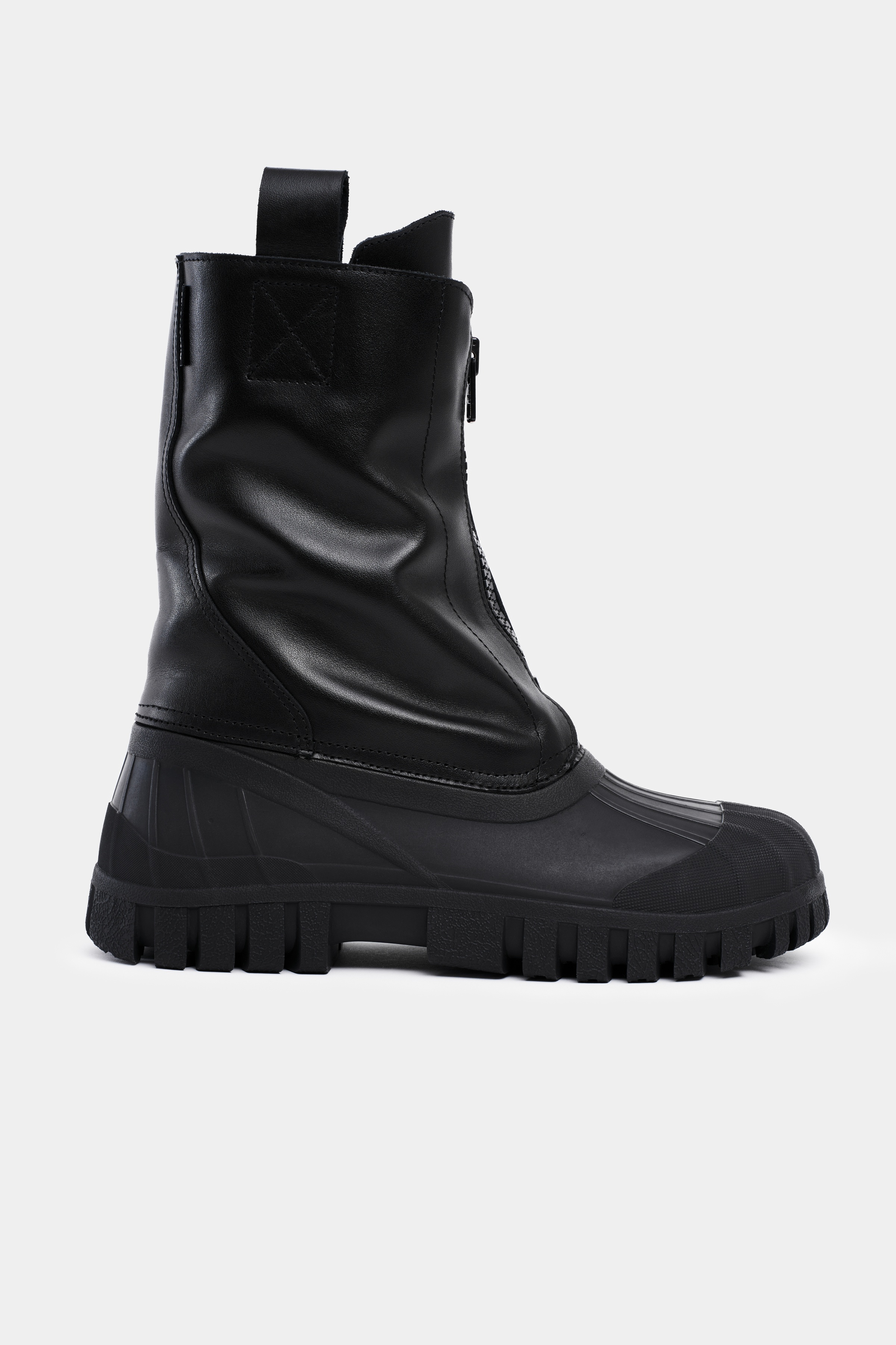 Patrol Zip Boot Leather Black - 2