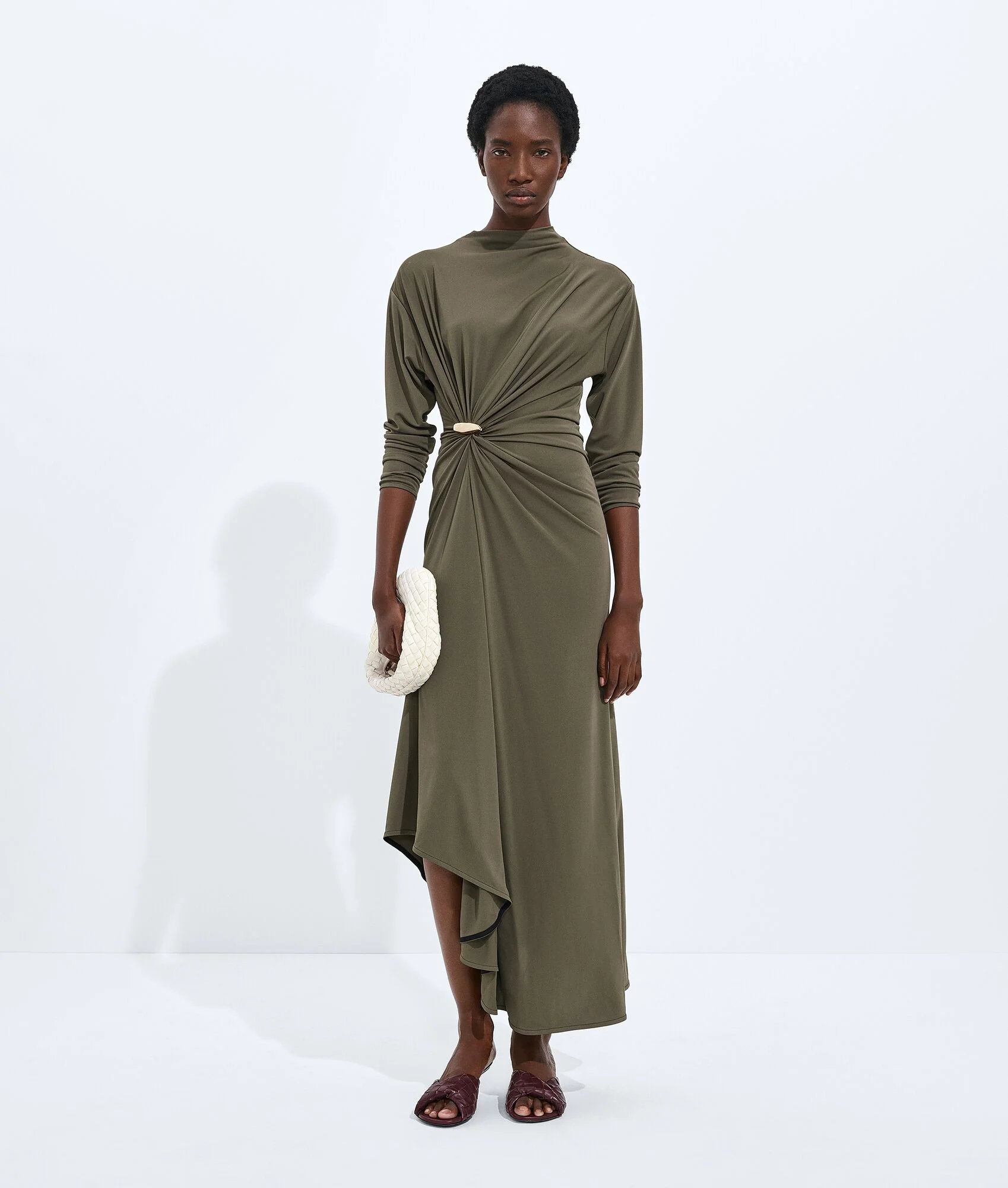 Crepe Viscose Jersey Dress - 1