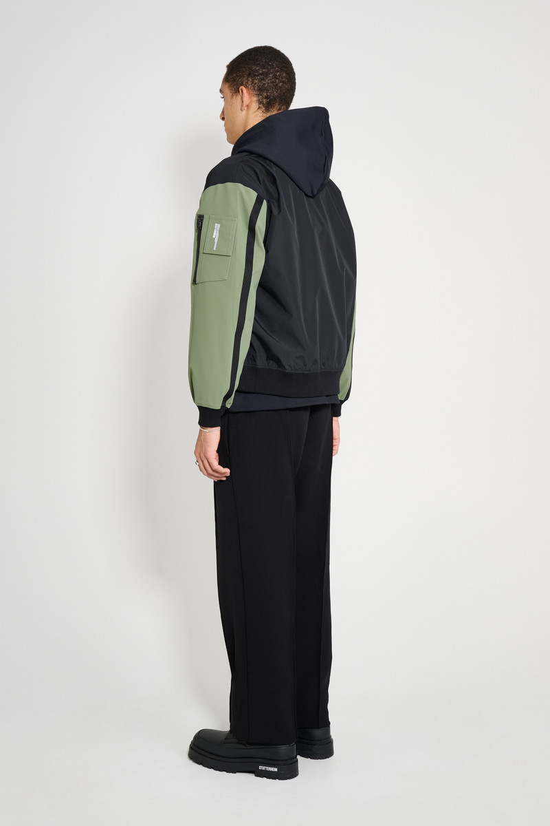Bredsand Zip Bomber Jacket Black 5