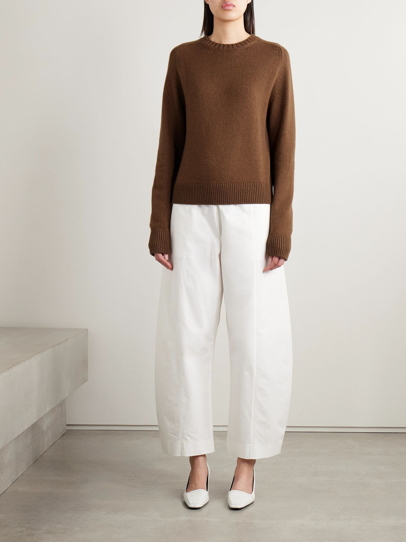 KHAITE Nera cashmere sweater Bronze outlook