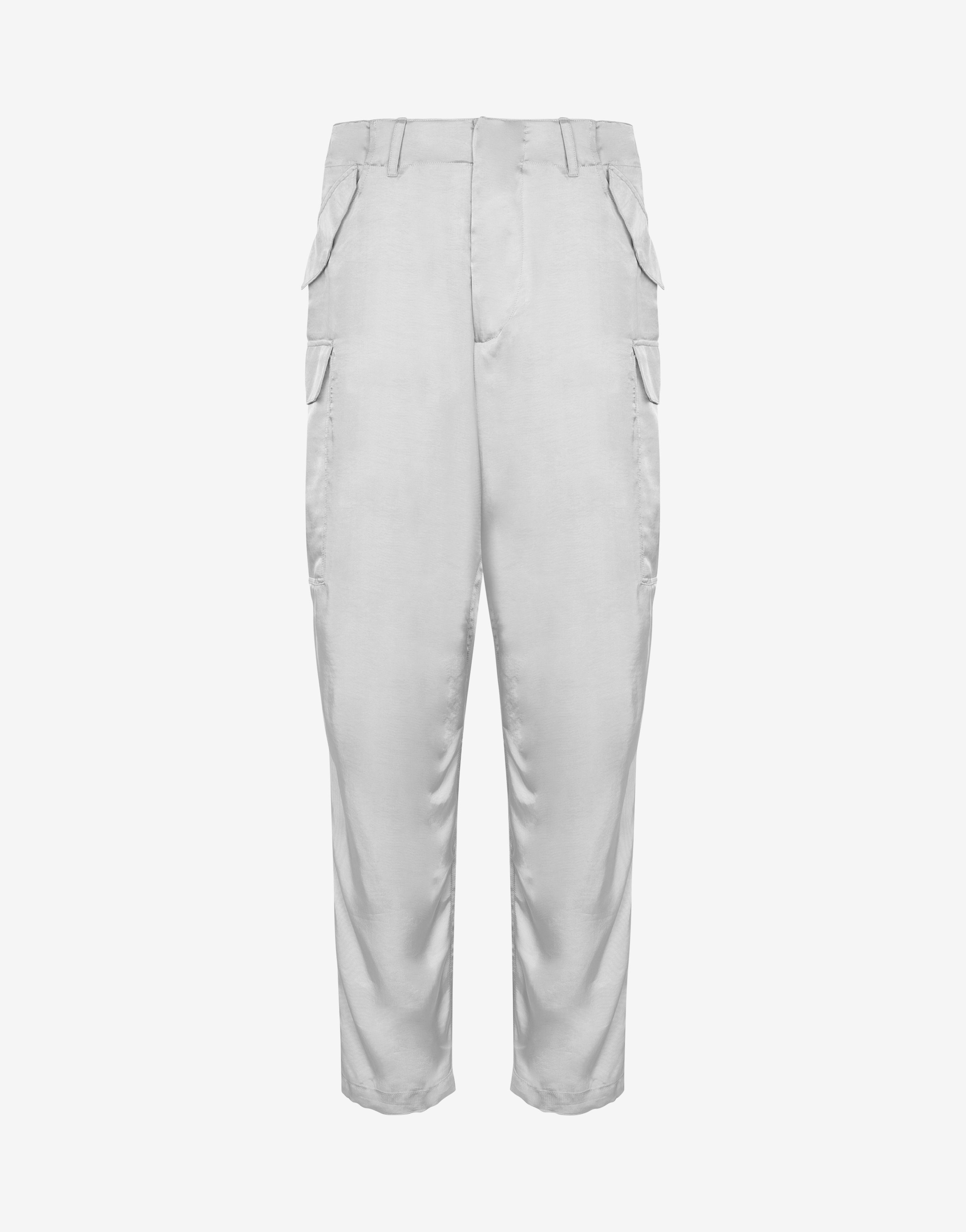 LOGO EMBROIDERY TWILL TROUSERS - 1