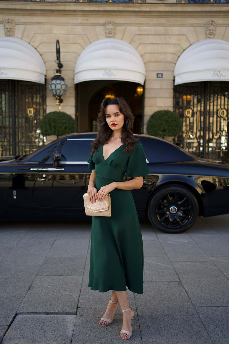 Coralie Evening Dress Open back 6