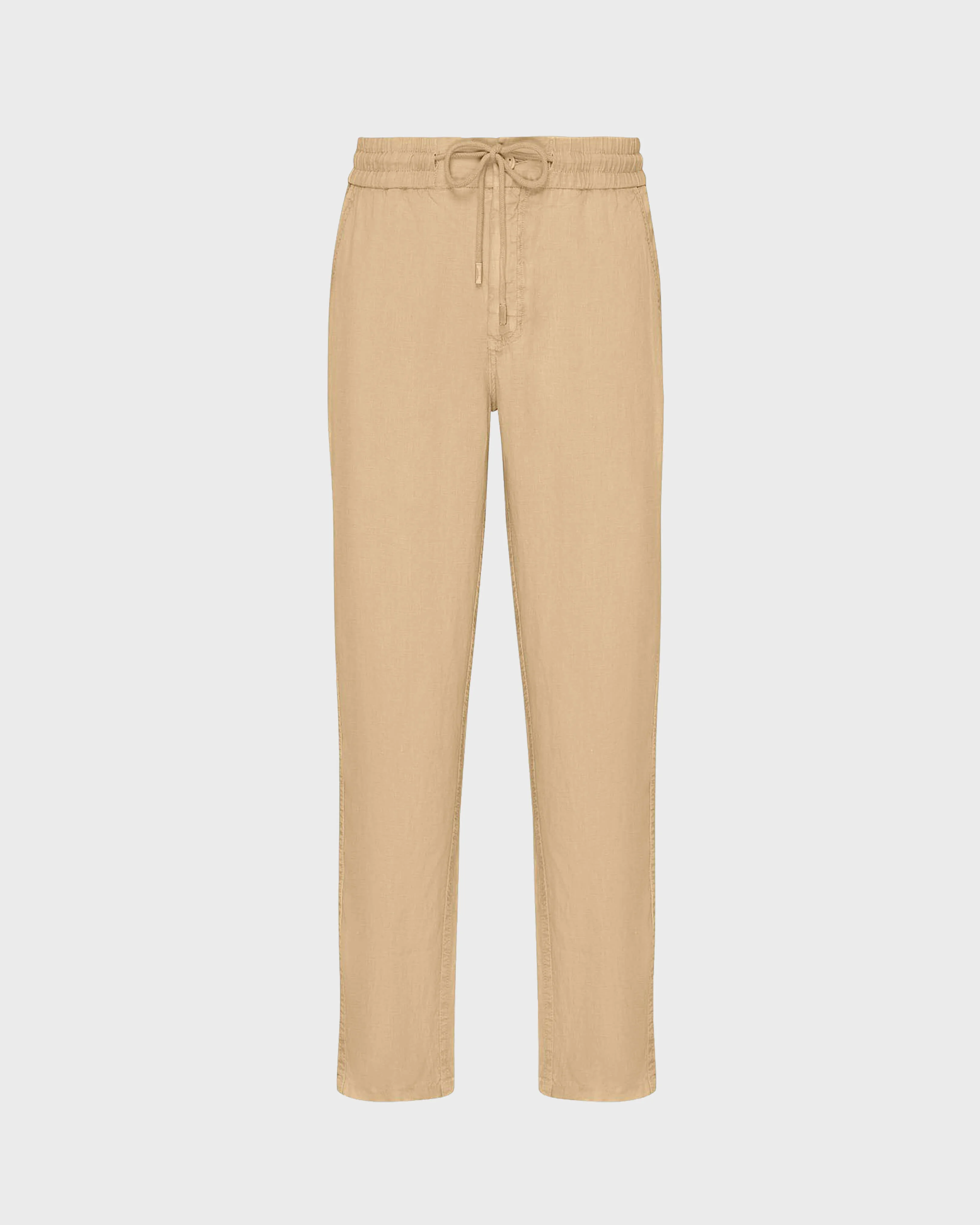 Men Linen Pants Regular Fit Solid - 1