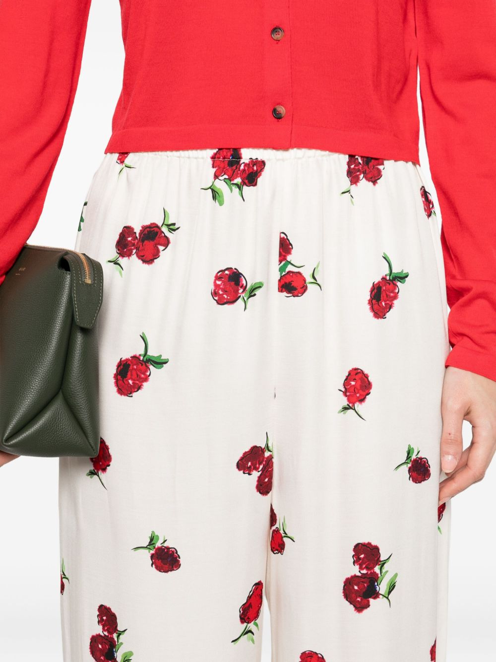 graphic-print trousers - 5