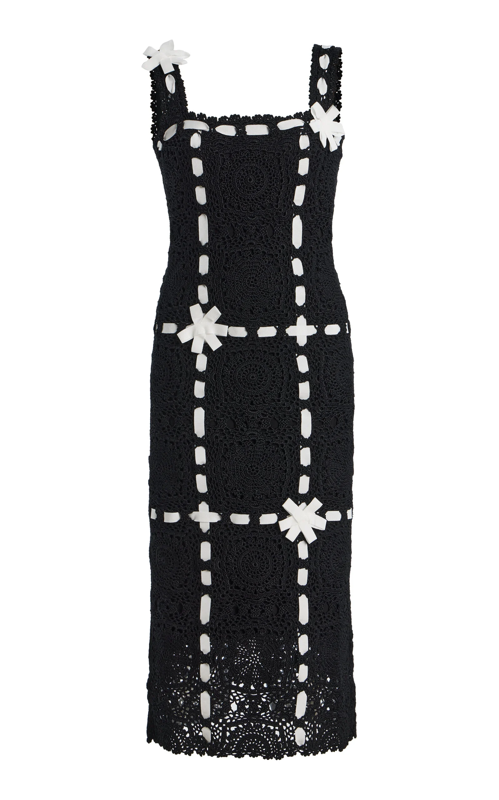 Hand-Crocheted Midi Dress - 1