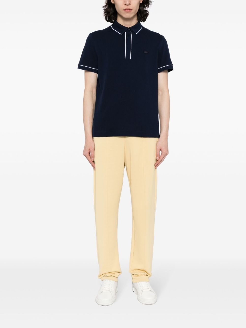 contrast-trim polo shirt - 2