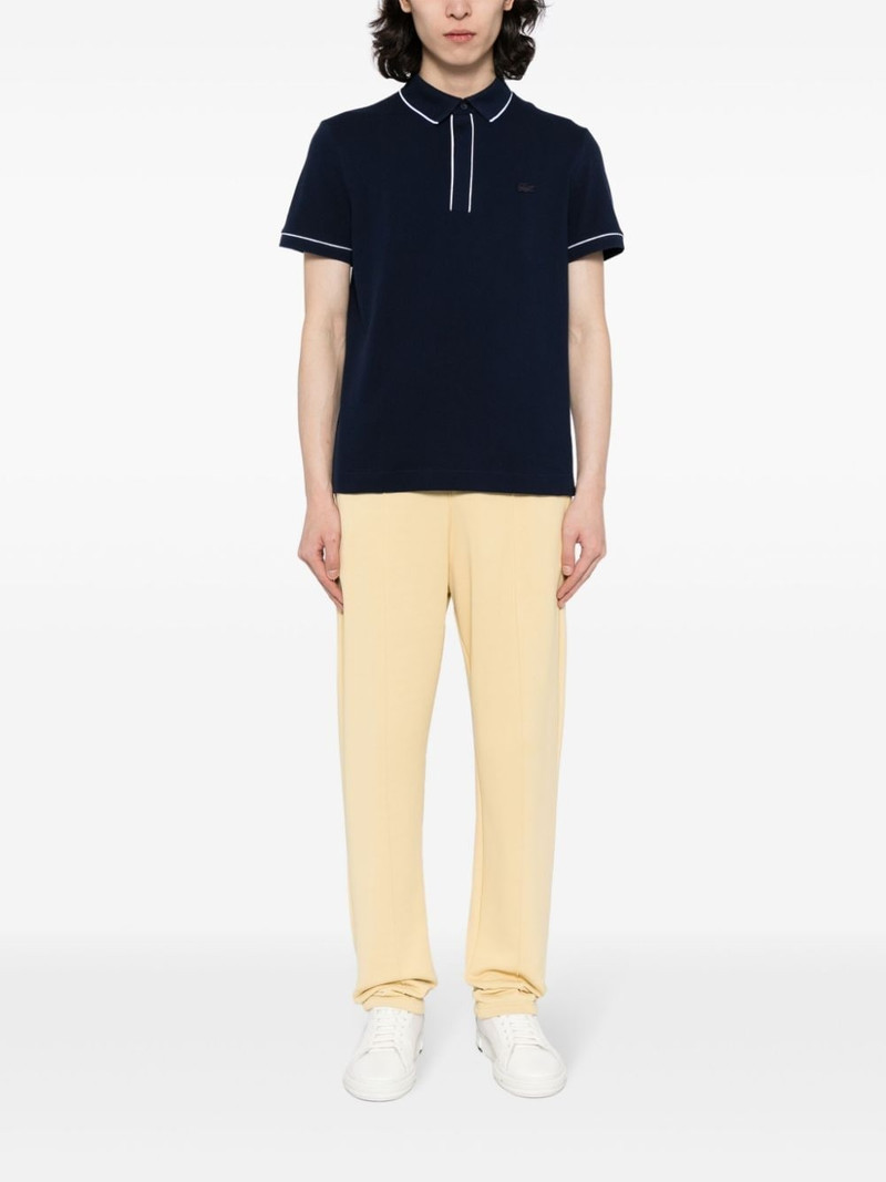LACOSTE contrast-trim polo shirt outlook