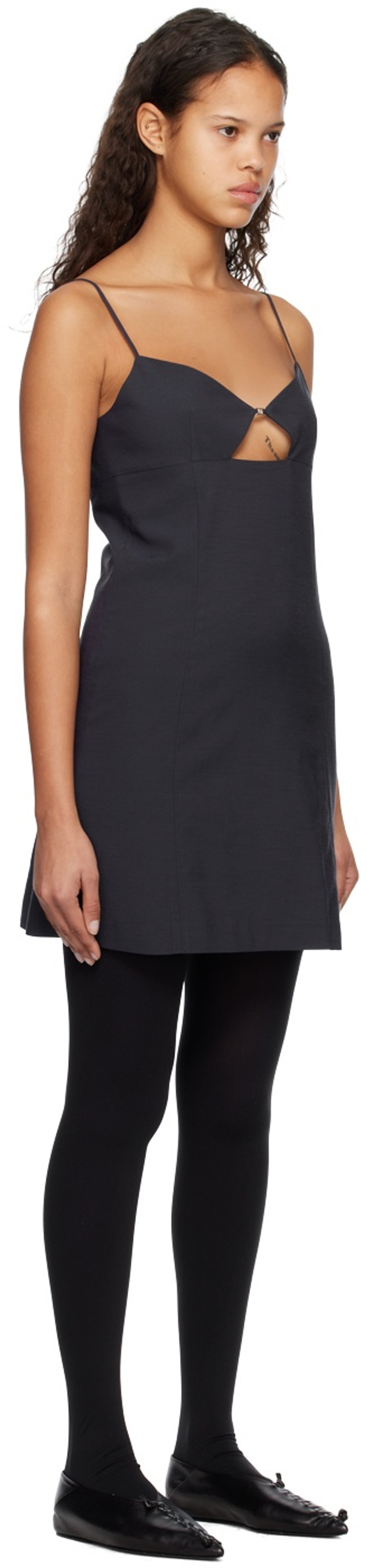 SYSTEM Navy Cutout Minidress outlook