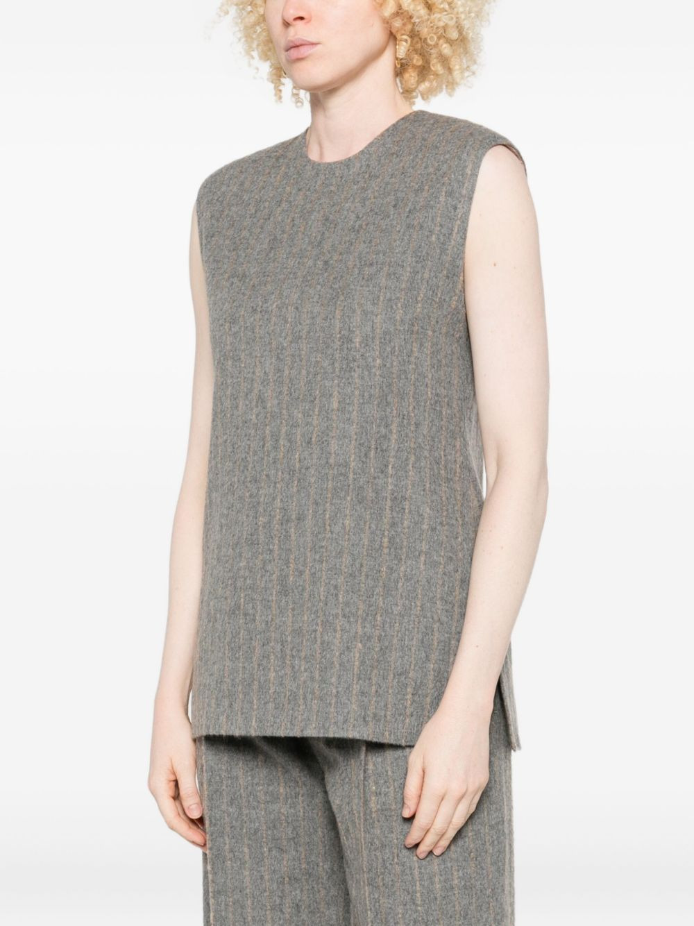 pinstripe vest - 3