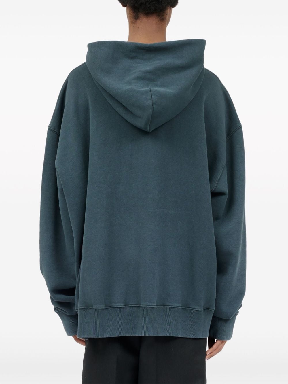 Reverse cotton hoodie - 5