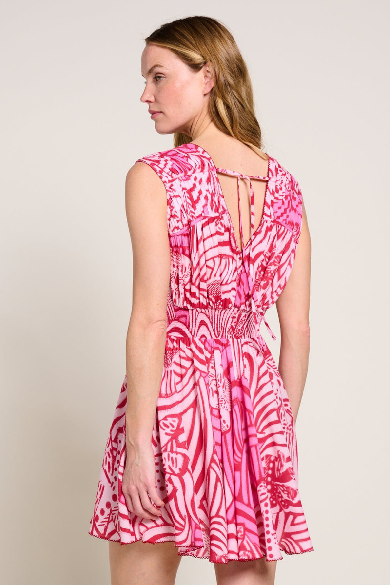 Mini Dress Ciao - Pink Japonism 3