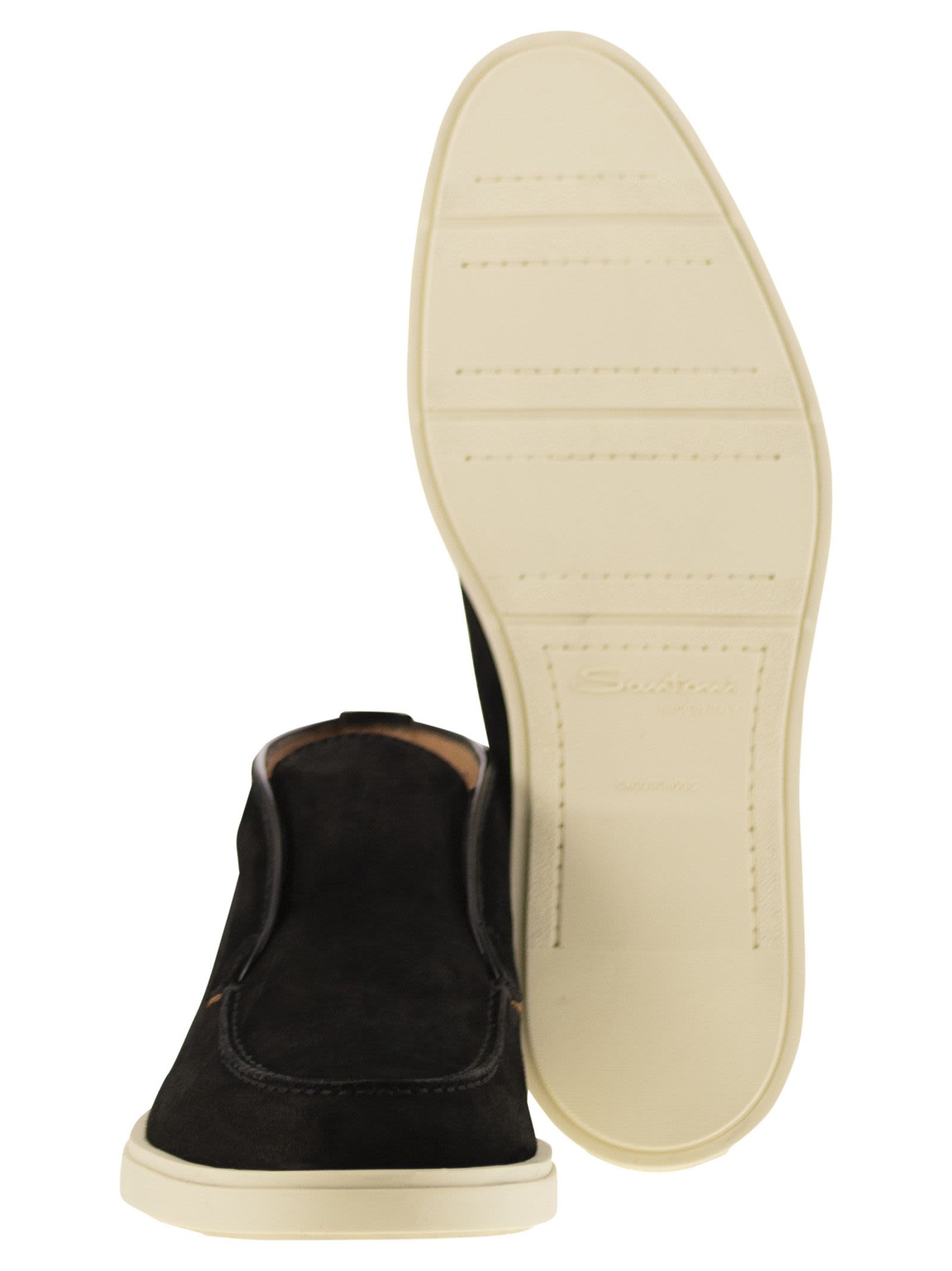 Santoni Men Suede Desert Boot - 5