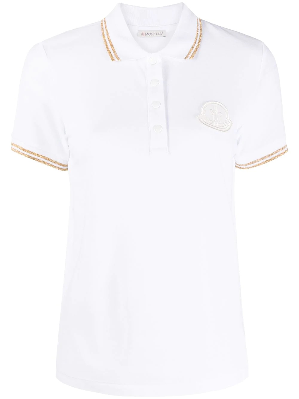 logo-patch polo top - 1