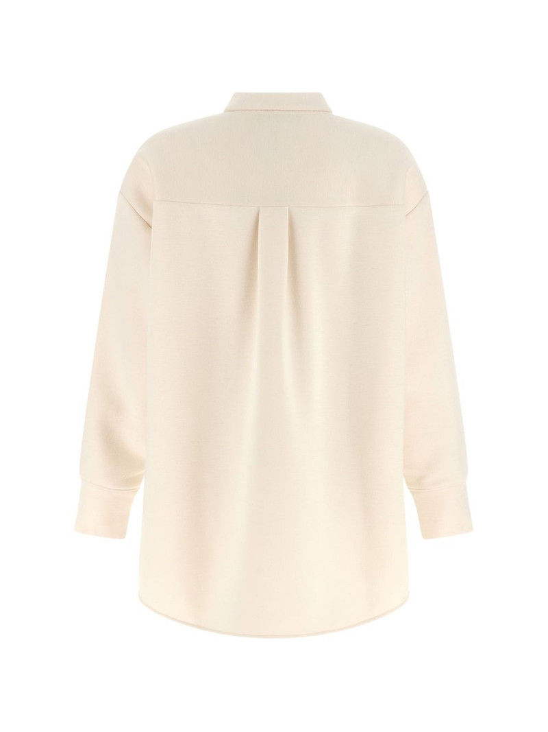 FABIANA FILIPPI mandarin collar scuba shirt outlook