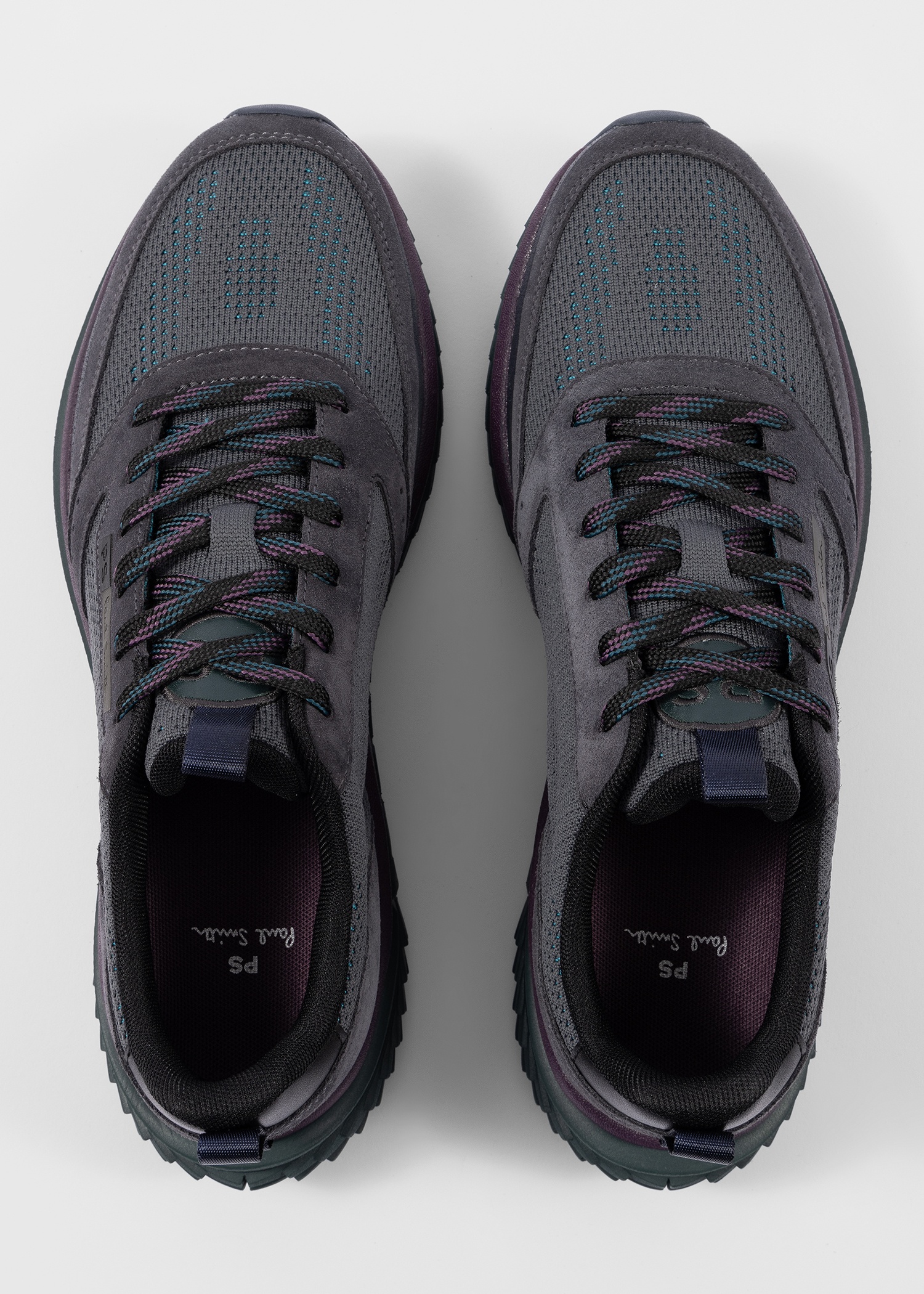 Dark Grey Nylon 'Darter' Trainers - 3