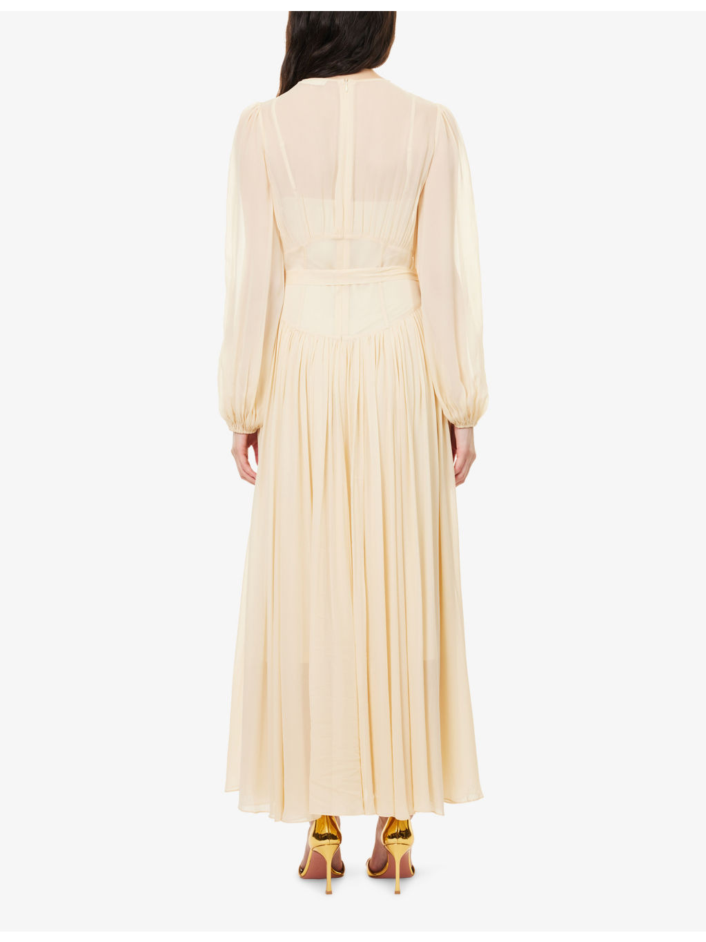 Hypnotic Belted Woven Maxi Dress - 4