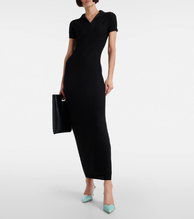 Alaïa Semi-sheer polo dress outlook