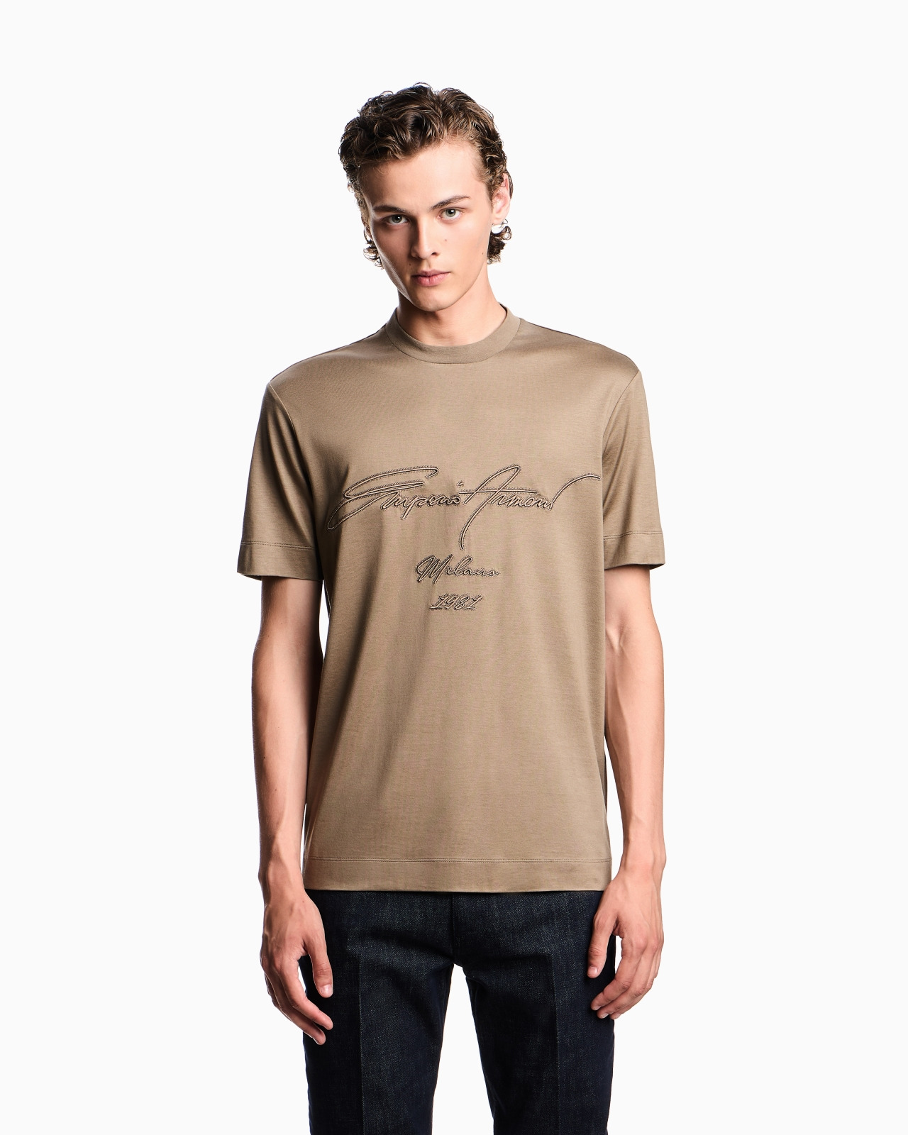 ASV LYOCELL-BLEND JERSEY T-SHIRT WITH OVERSIZED EMBROIDERY - 4