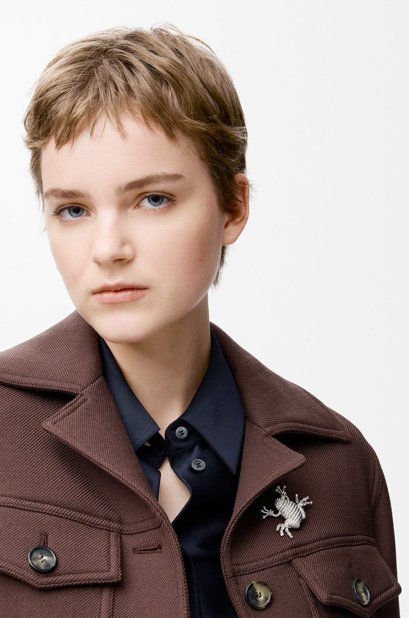 Loewe Frog brooch outlook