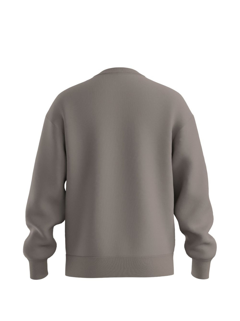 HUGO Dettil crew-neck logo-patch sweatshirt outlook