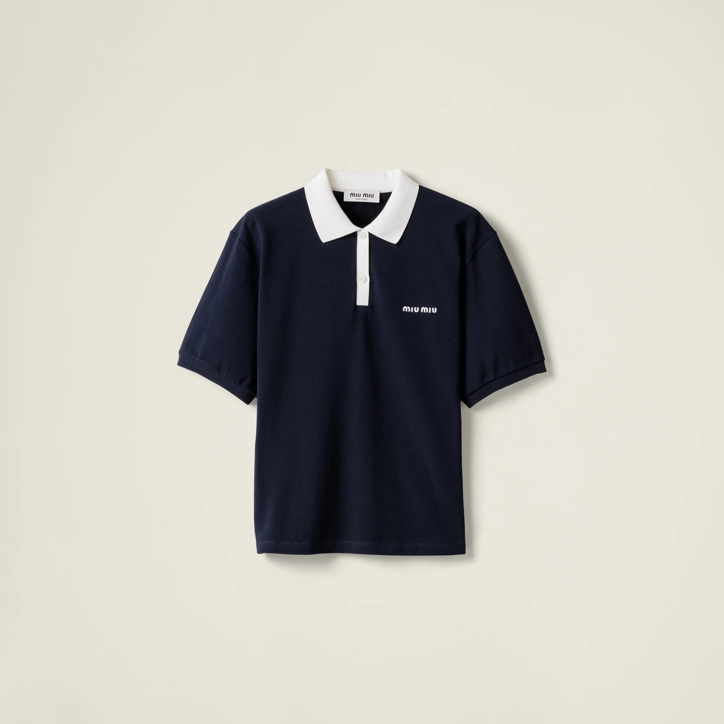 Miu Miu Cotton piqué polo shirt | REVERSIBLE