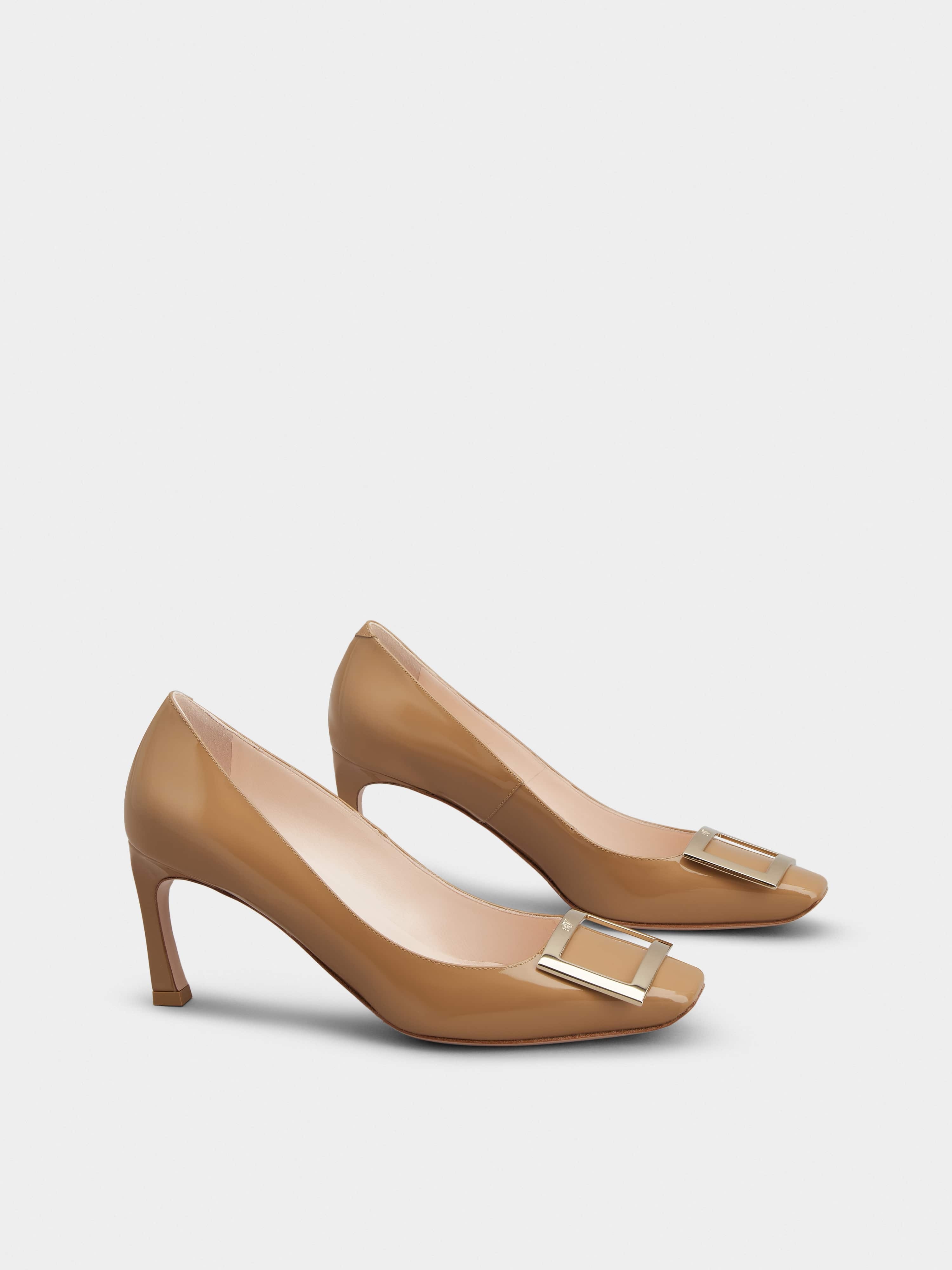 Trompette Metal Buckle Pumps in Patent Leather - 2