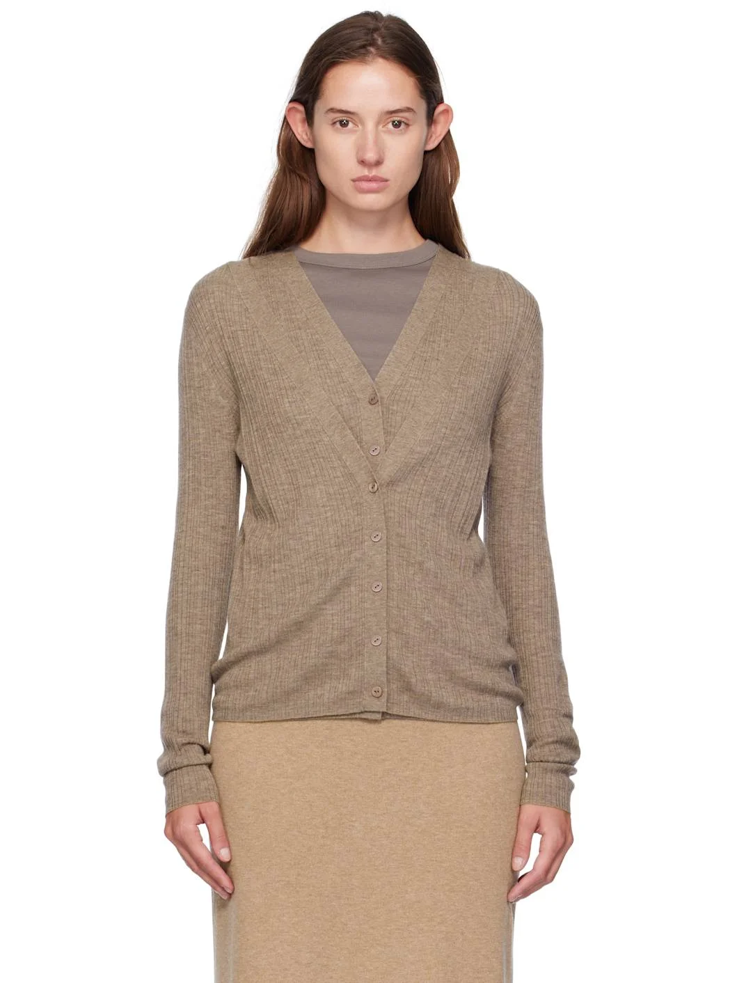 Taupe Vanna Cardigan - 1