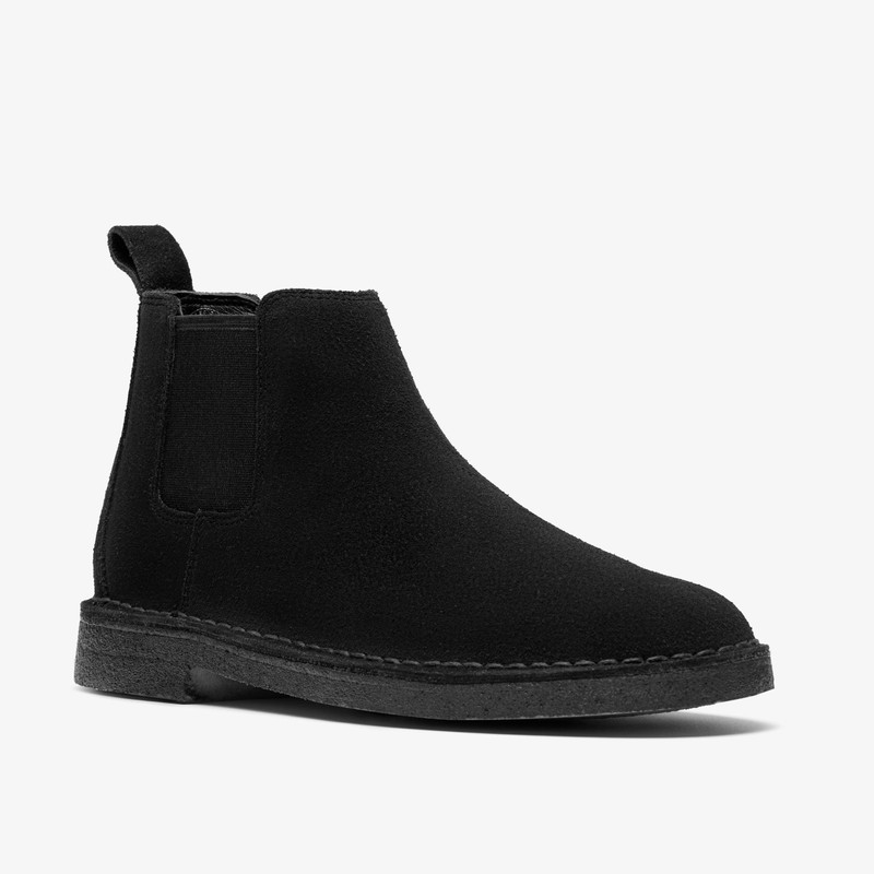 Desert Chelsea Black Suede 4