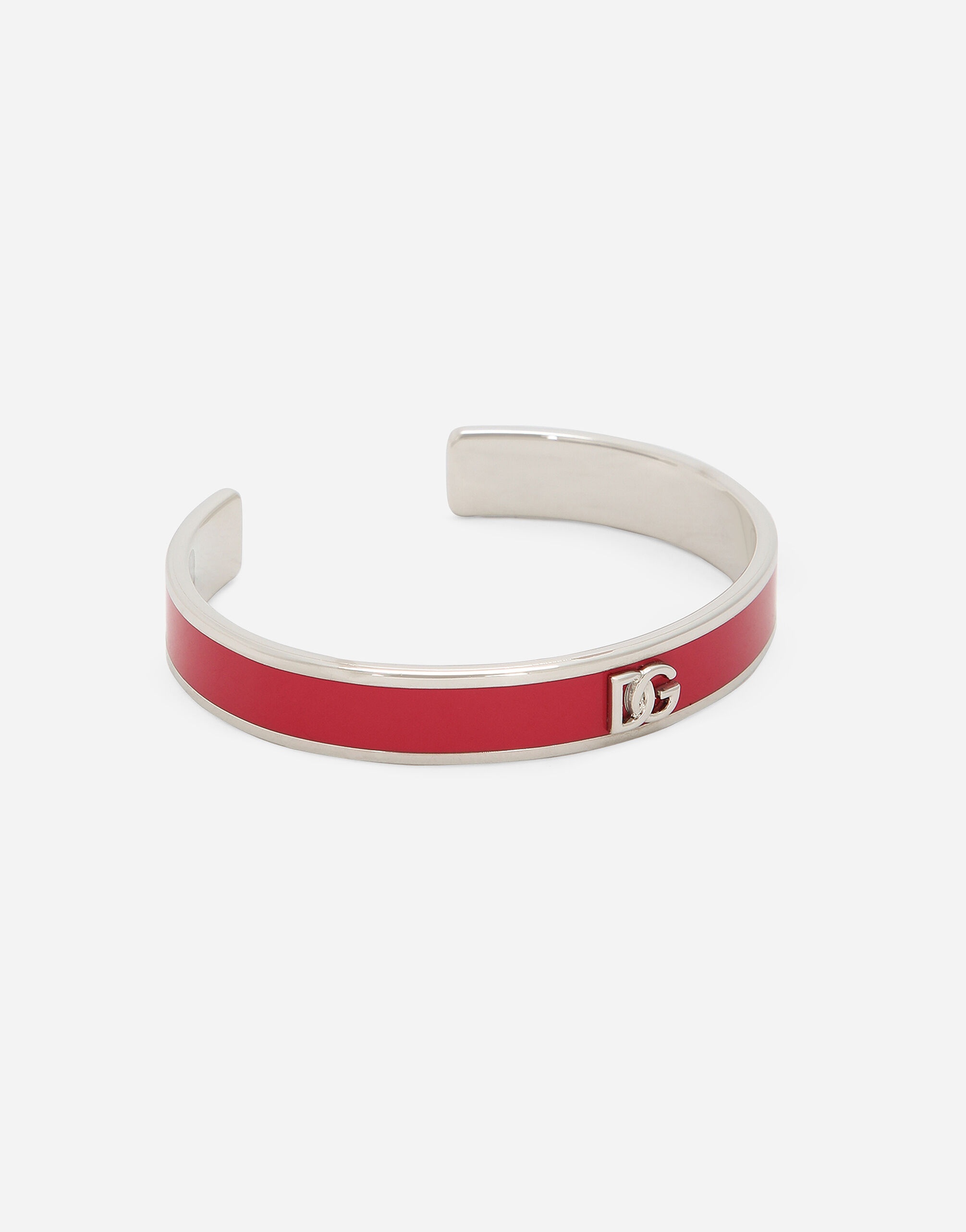 Rigid enameled bracelet with DG logo - 3