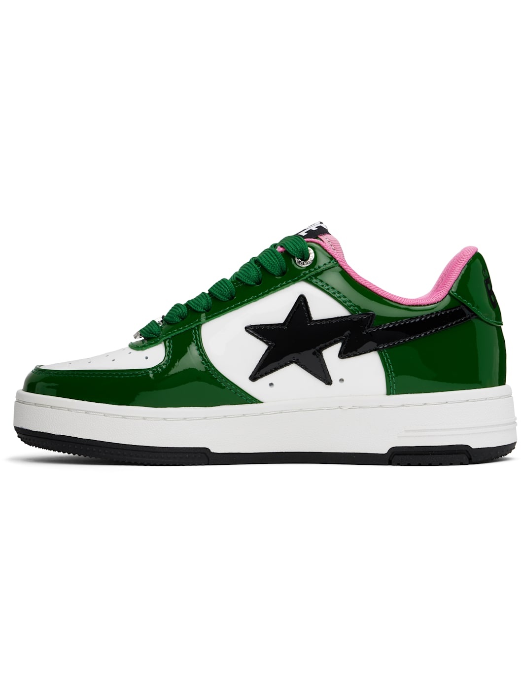 Green & White STA #1 Sneakers - 3