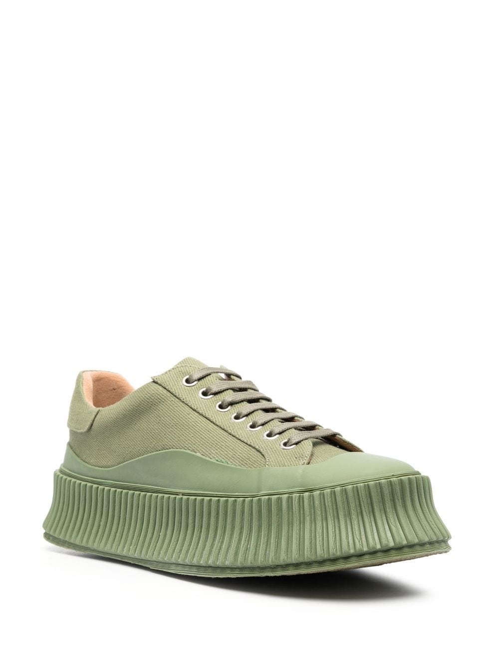 round-toe chunky-sole trainers - 2