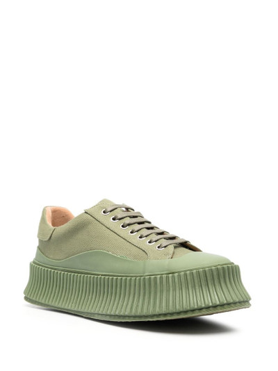 Jil Sander round-toe chunky-sole trainers outlook
