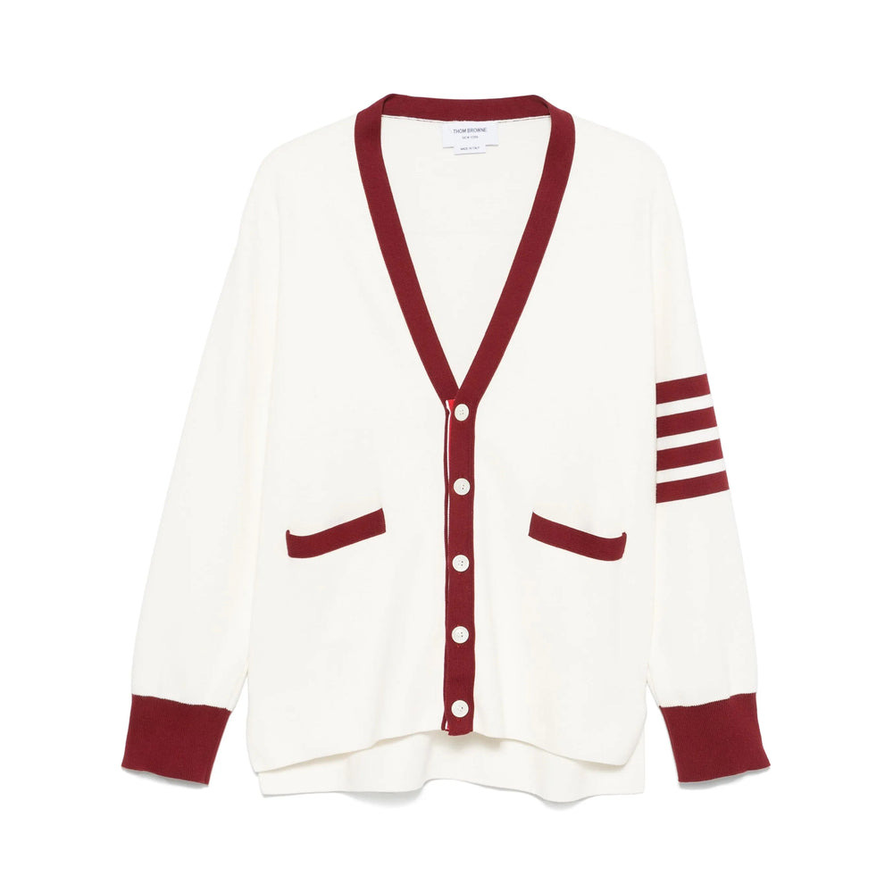 Thom Browne White Sweaters & Knitwear - Cardigans Men - 1